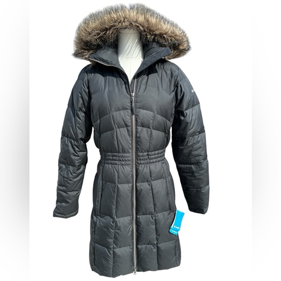 Columbia Women's Black Quilted Down Filled Jacket - Picture 1 of 6